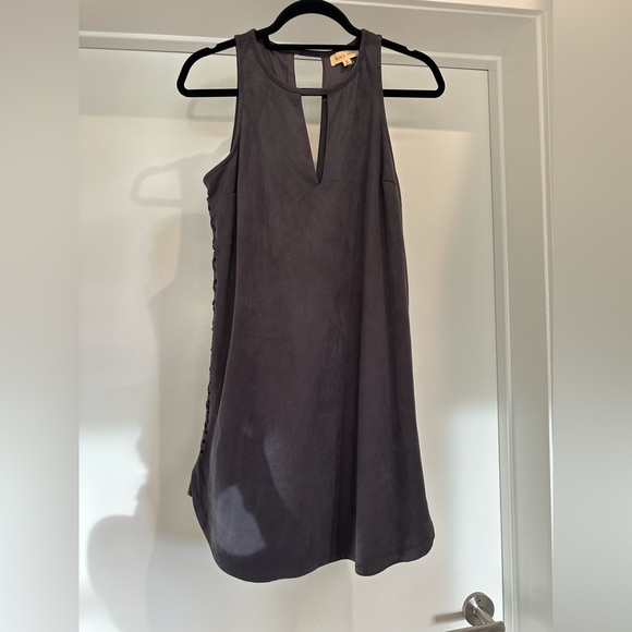 Black Swan Charcoal Dress - Picture 1 of 4